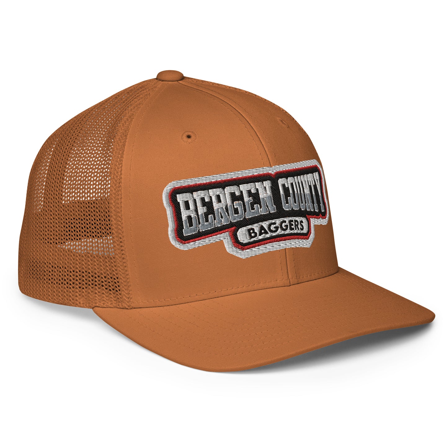 Bergen County Baggers flex fit mesh backed hat