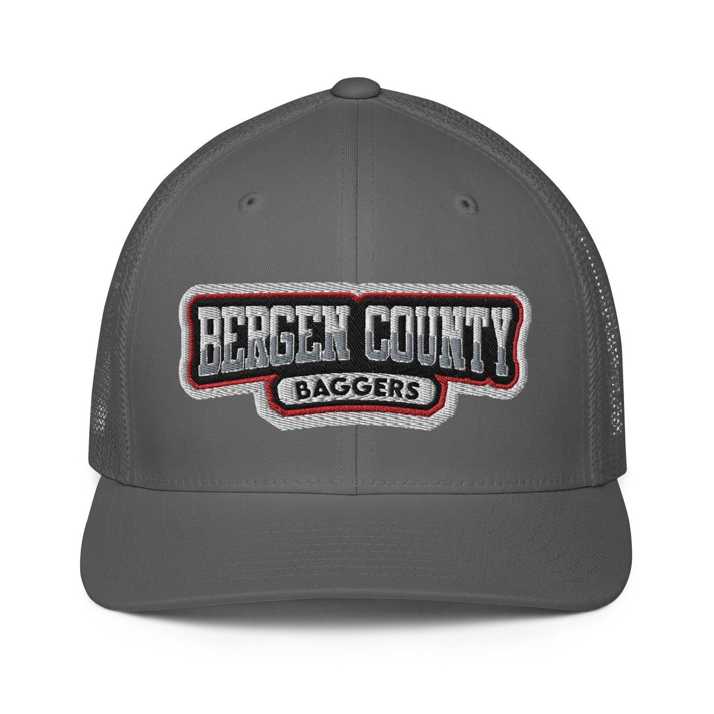 Bergen County Baggers flex fit mesh backed hat