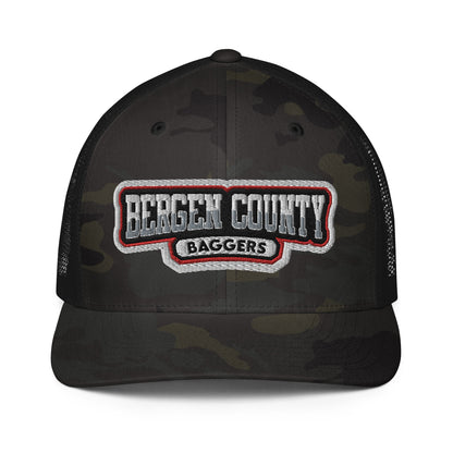 Bergen County Baggers flex fit mesh backed hat