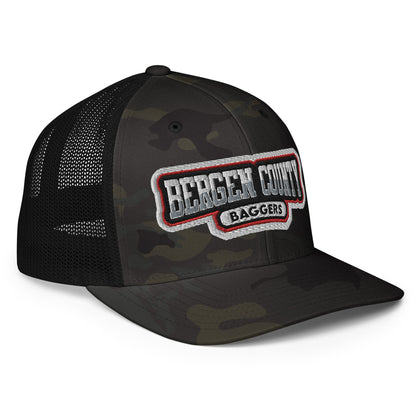 Bergen County Baggers flex fit mesh backed hat