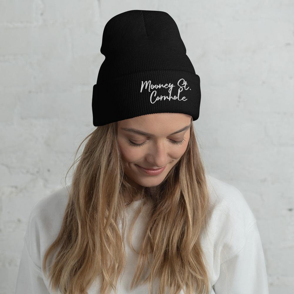 Mooney St. Cornhole Cuffed Beanie