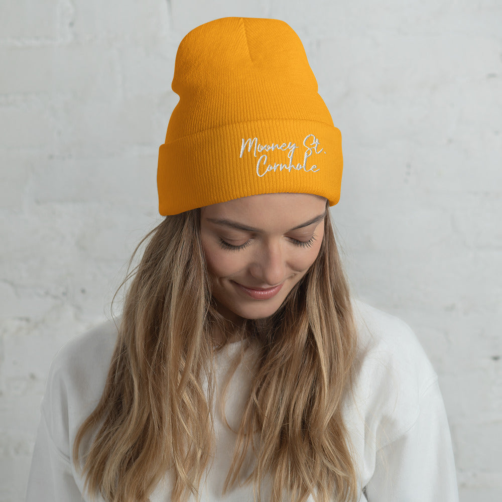 Mooney St. Cornhole Cuffed Beanie