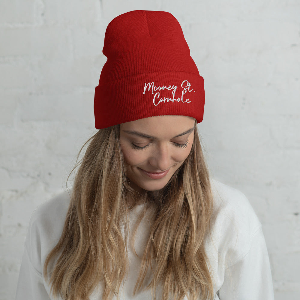 Mooney St. Cornhole Cuffed Beanie