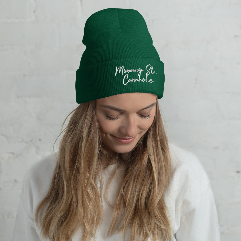 Mooney St. Cornhole Cuffed Beanie