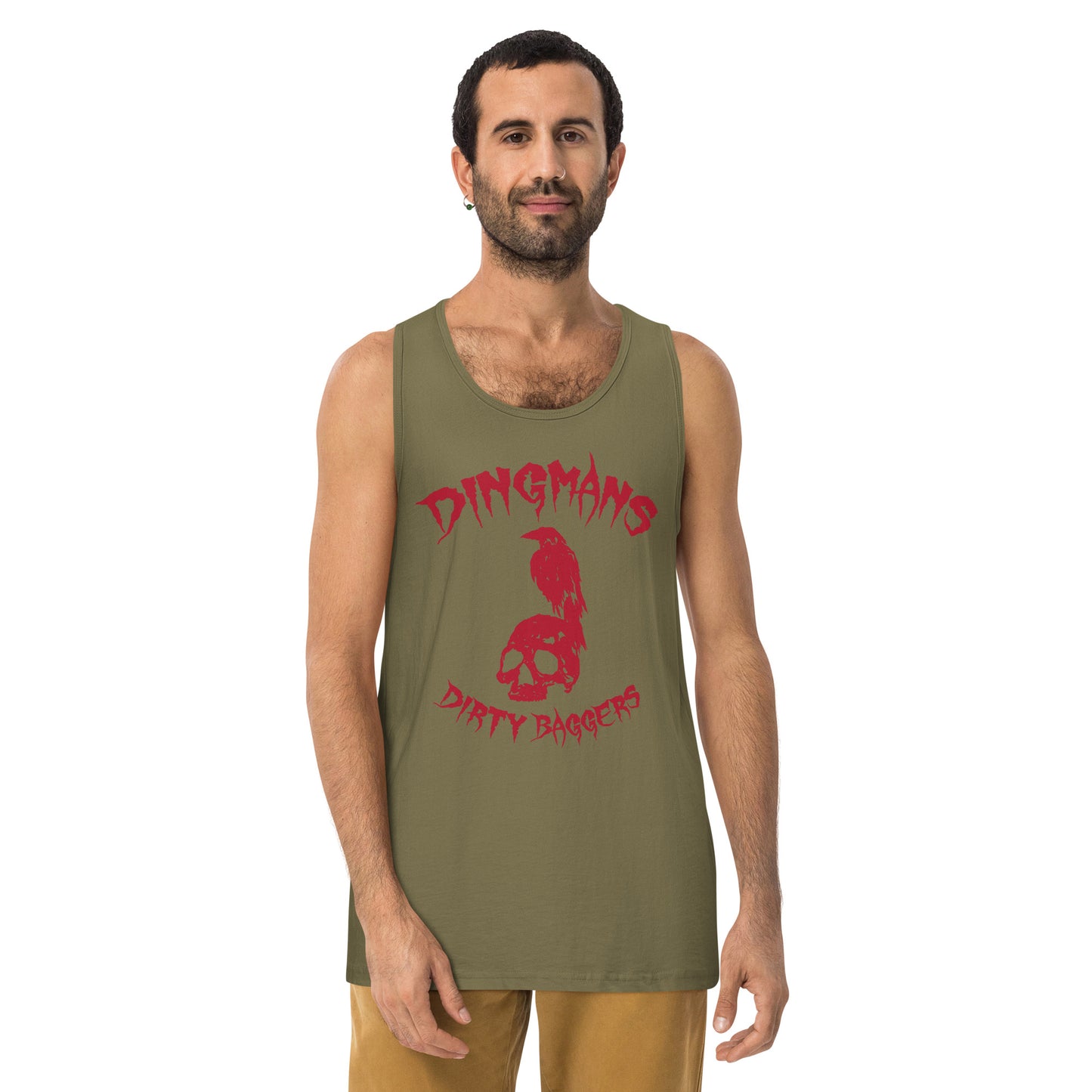 Dingmans Dirty Baggers Men’s premium tank top