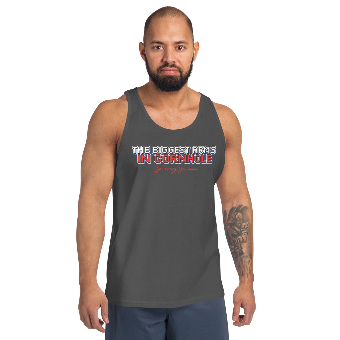 The Biggest Arms in Cornhole Unisex Tank Top