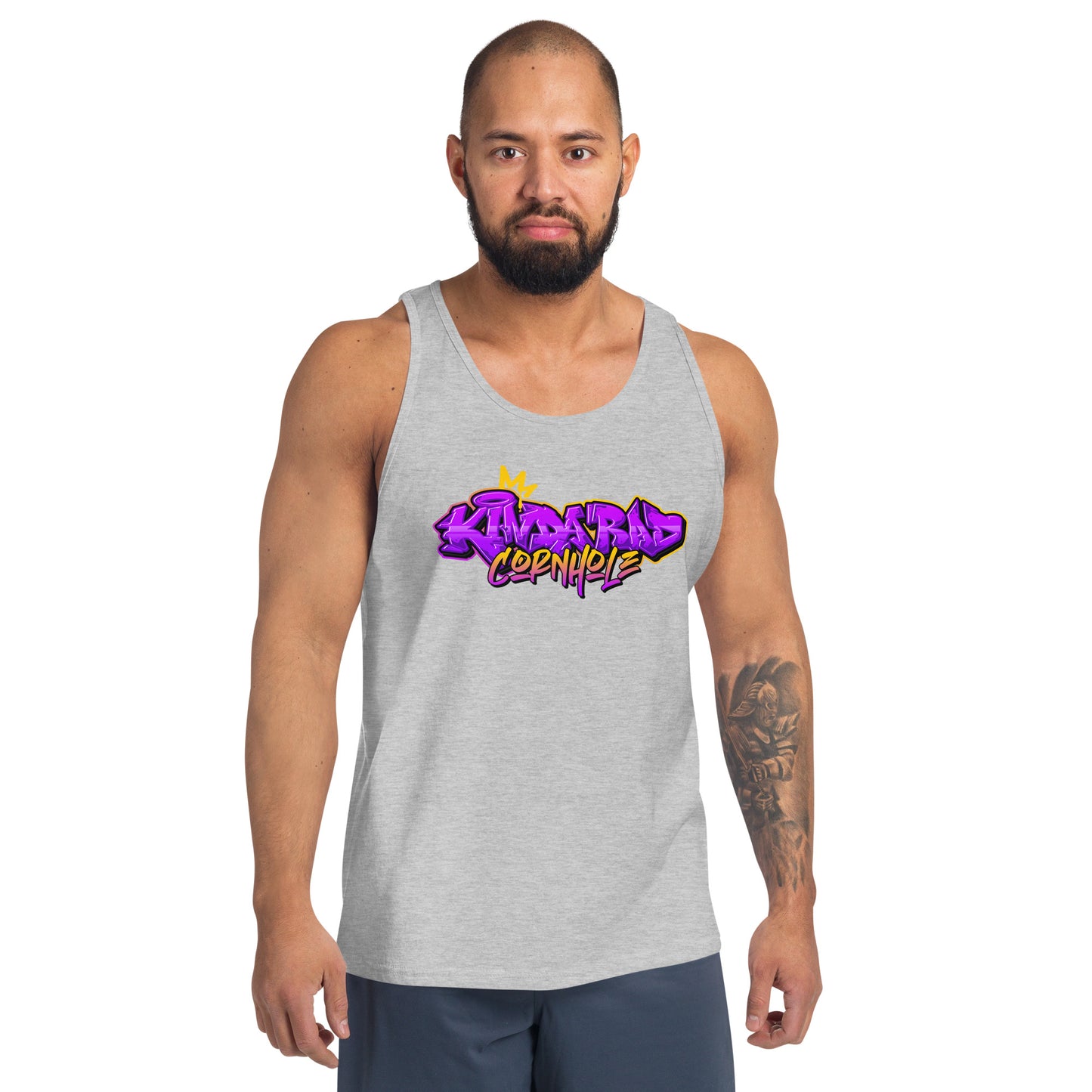 Kinda Rad Cornhole Unisex Tank Top