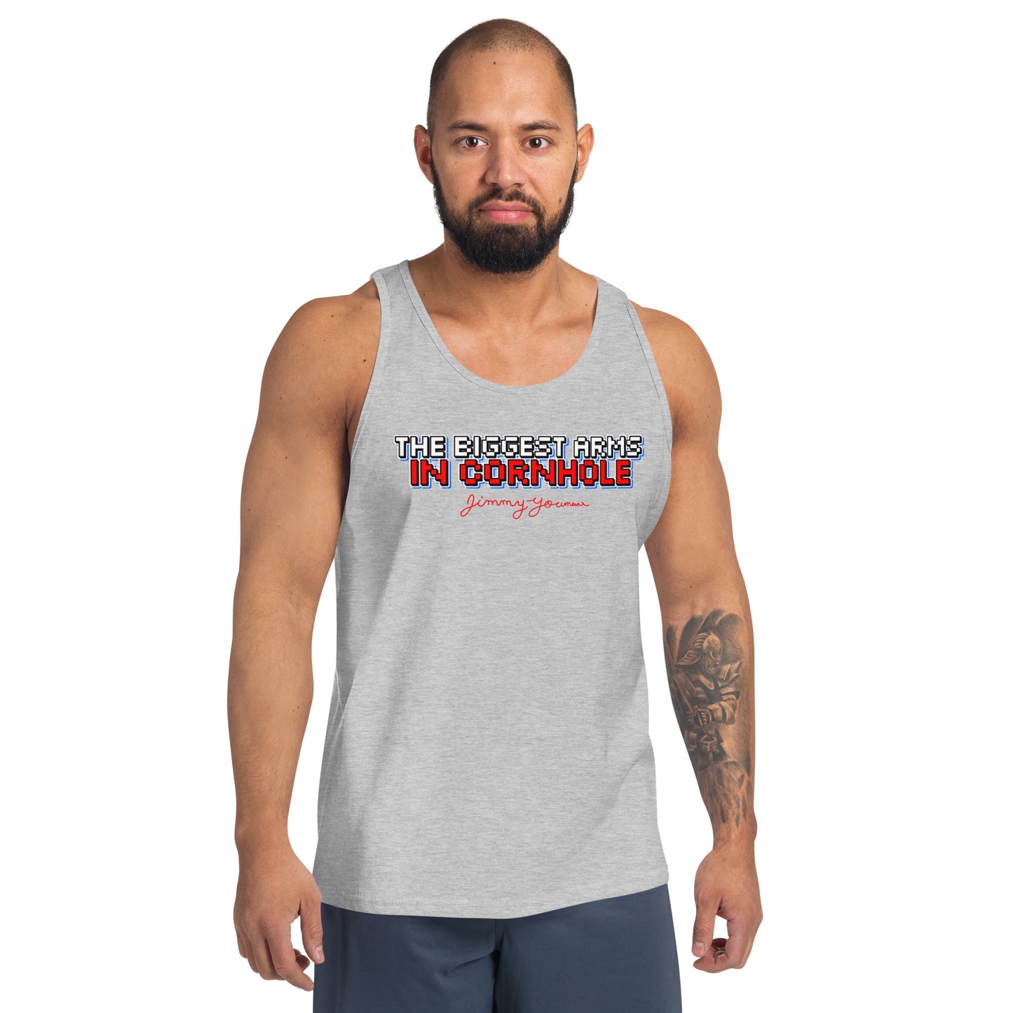 The Biggest Arms in Cornhole Unisex Tank Top