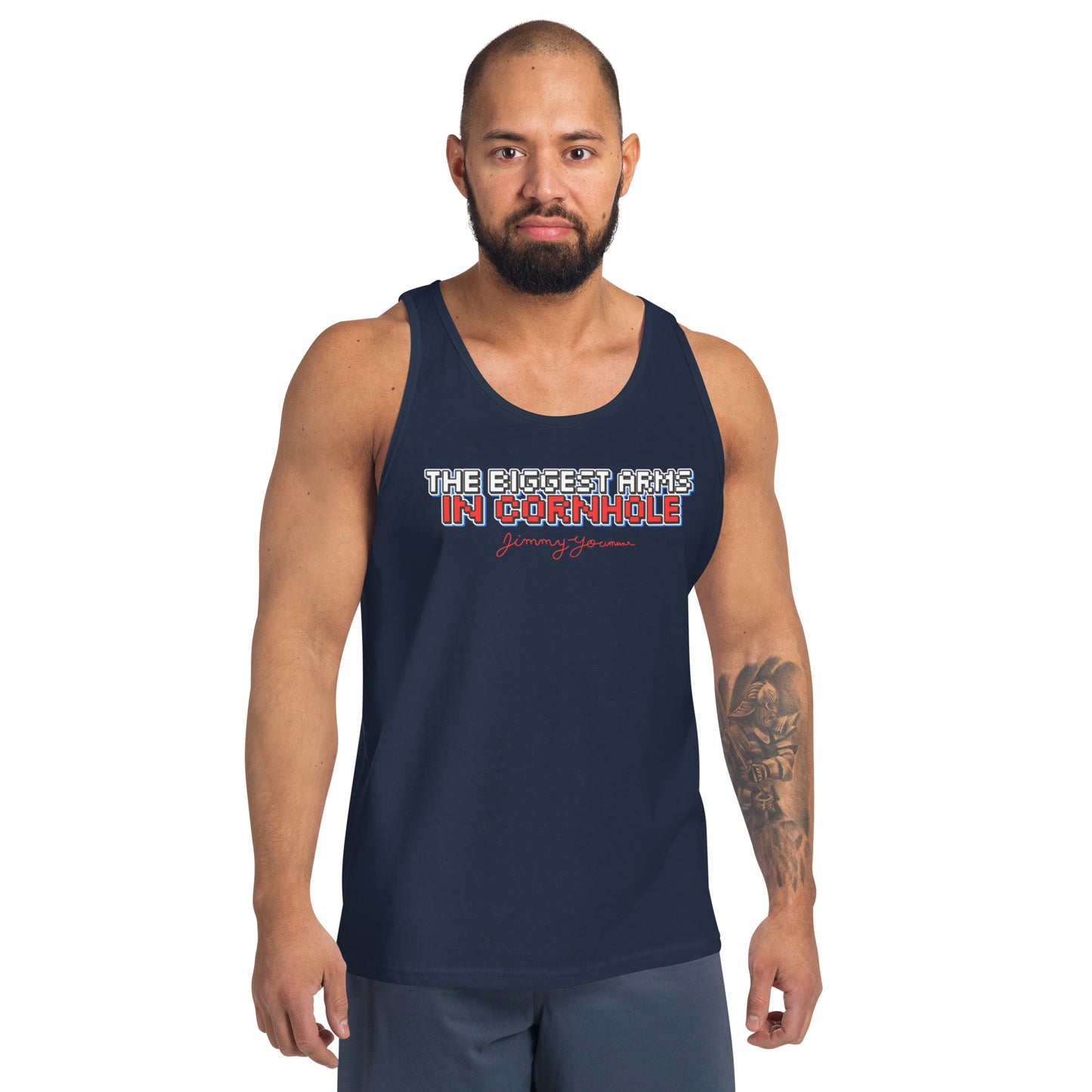 The Biggest Arms in Cornhole Unisex Tank Top