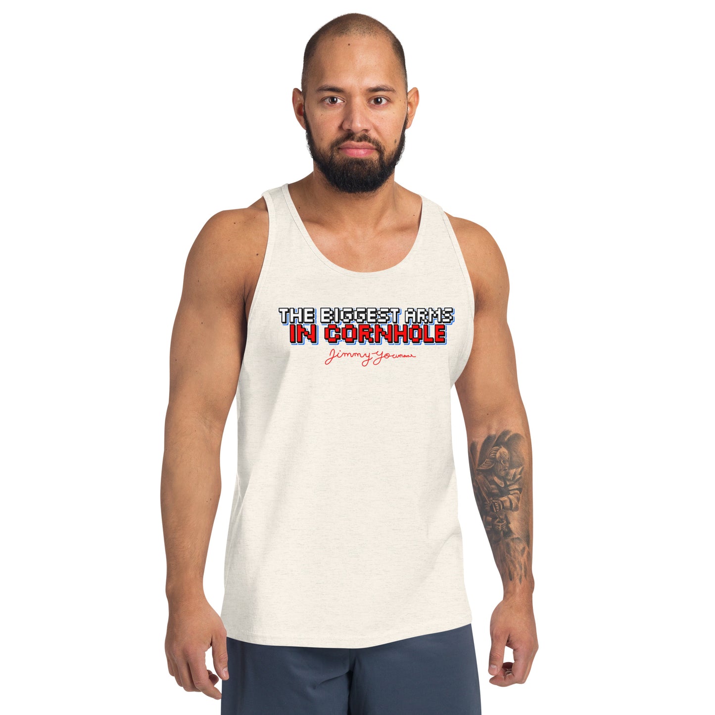 The Biggest Arms in Cornhole Unisex Tank Top