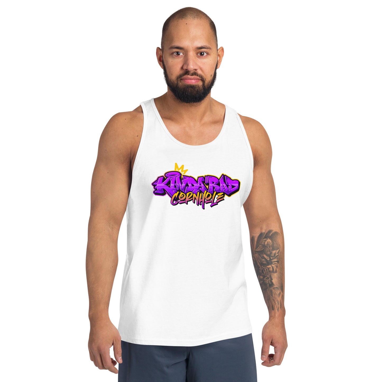 Kinda Rad Cornhole Unisex Tank Top