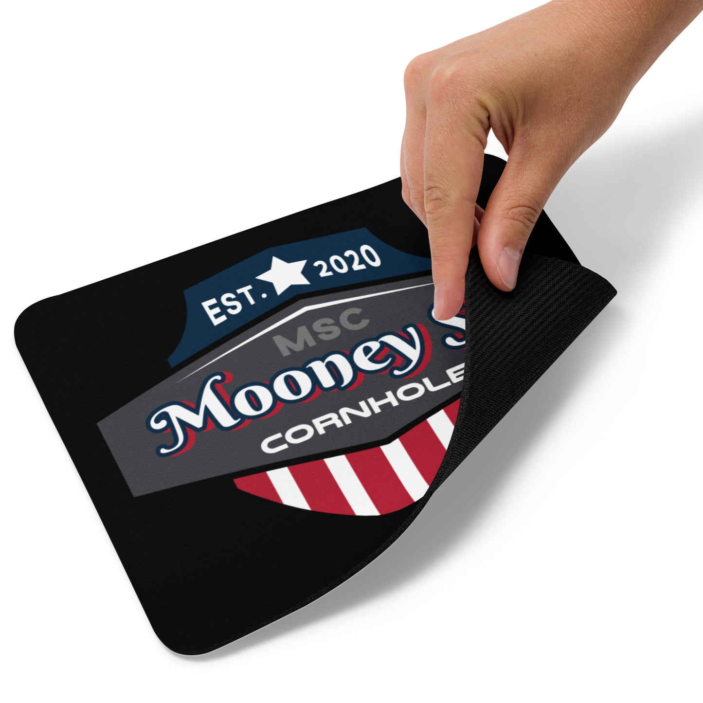 Mooney St. Cornhole Mouse pad