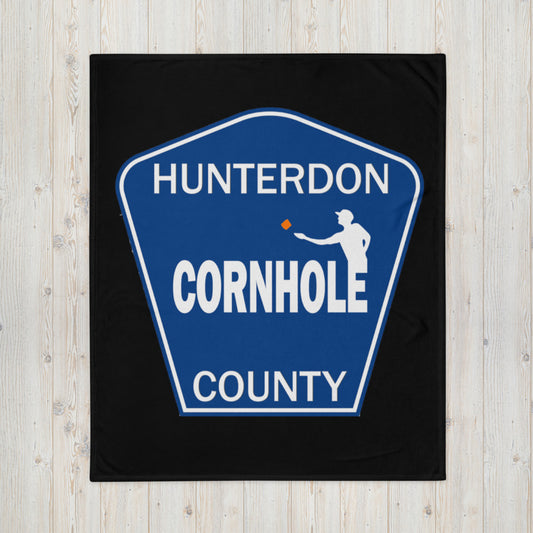 Hunterdon County Cornhole Throw Blanket