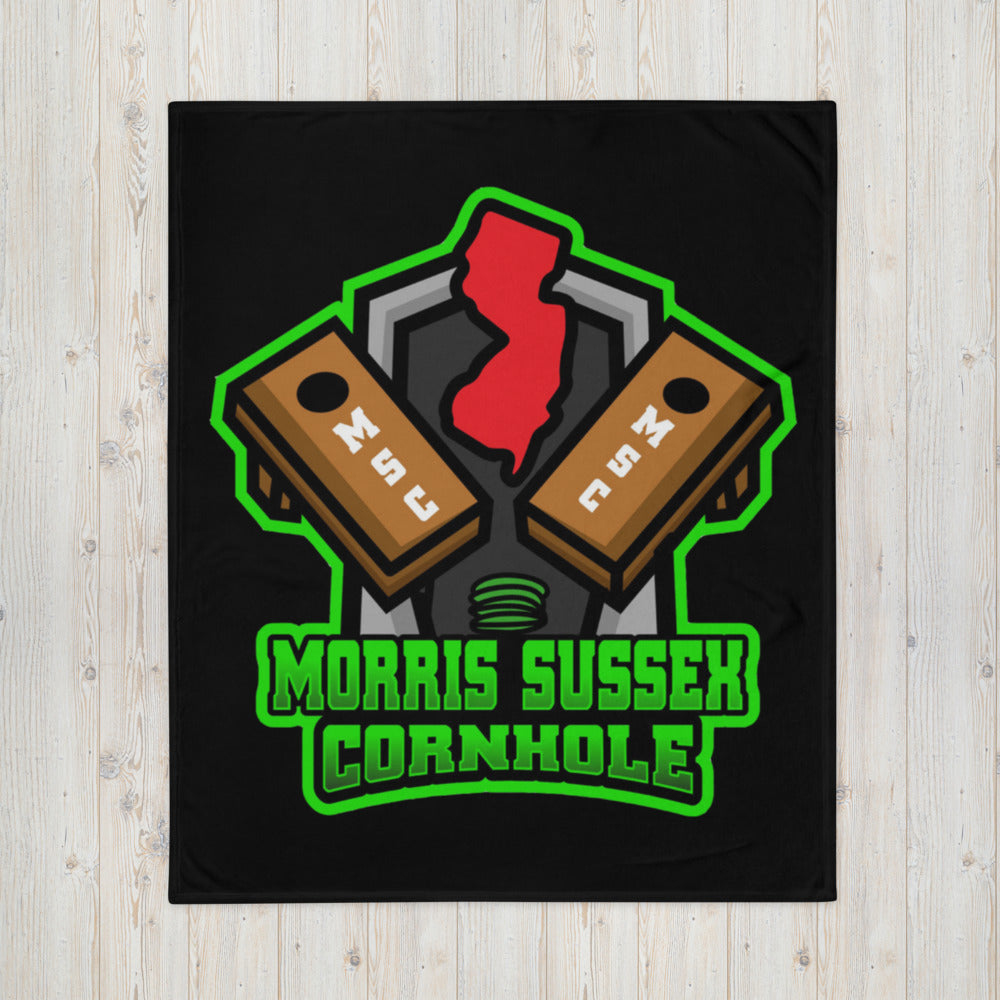 Morris Sussex Cornhole throw blanket