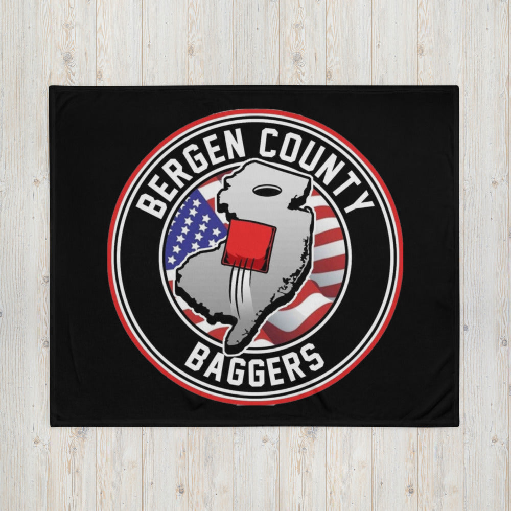 Bergen County Baggers Throw Blanket