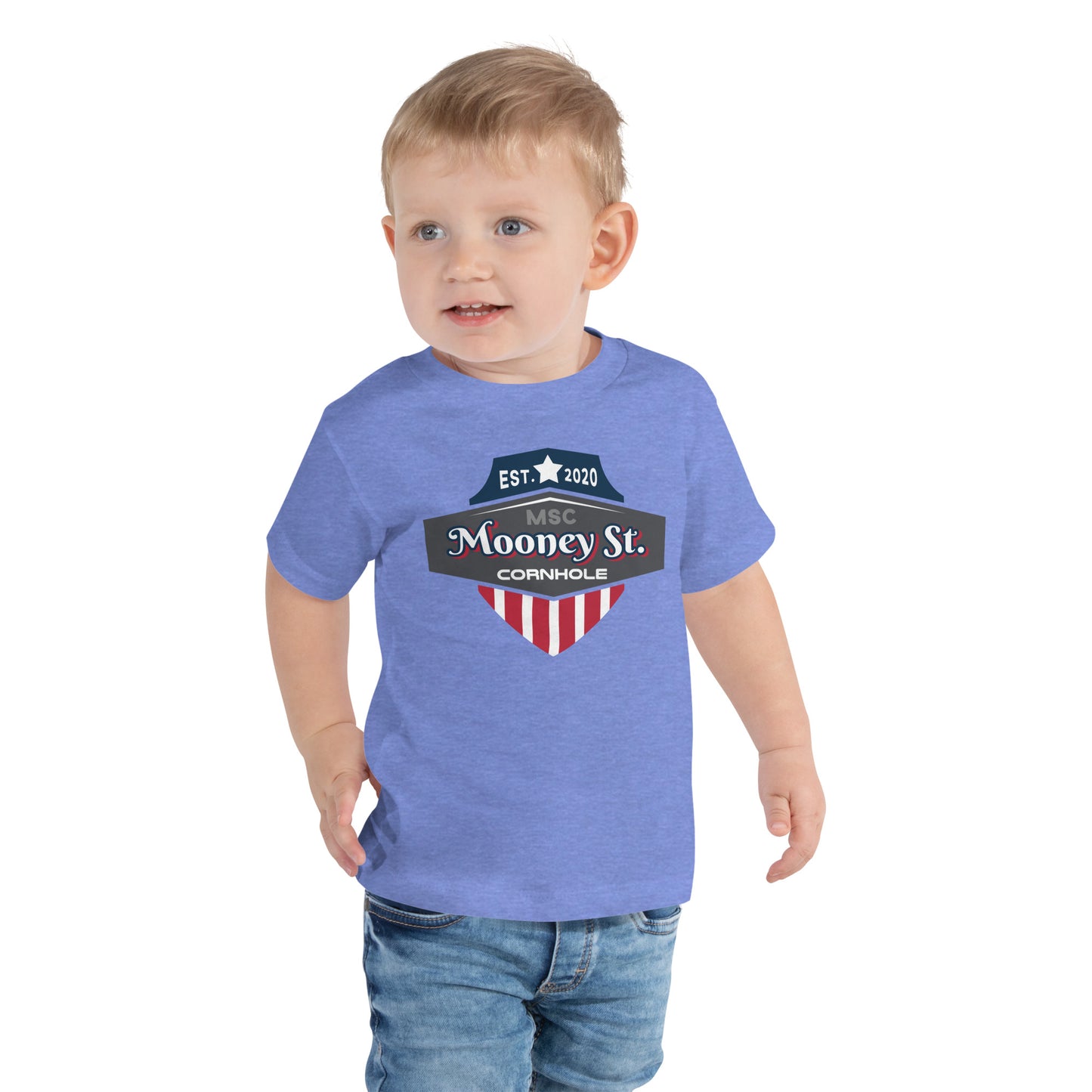 Mooney St. Cornhole Toddler Short Sleeve Tee