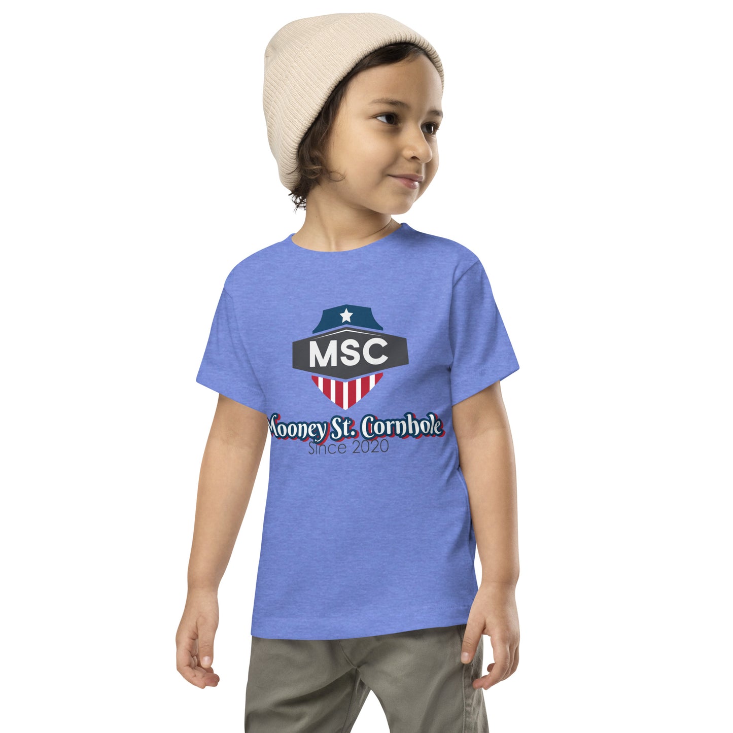 Mooney St. Cornhole Toddler Short Sleeve Tee