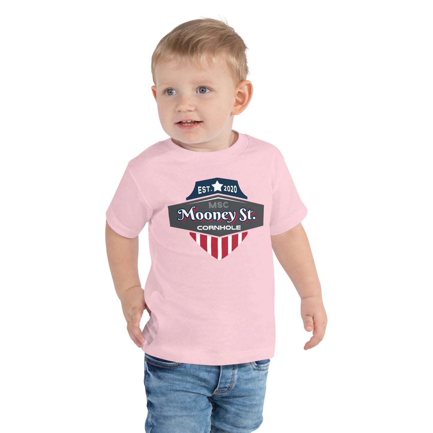 Mooney St. Cornhole Toddler Short Sleeve Tee