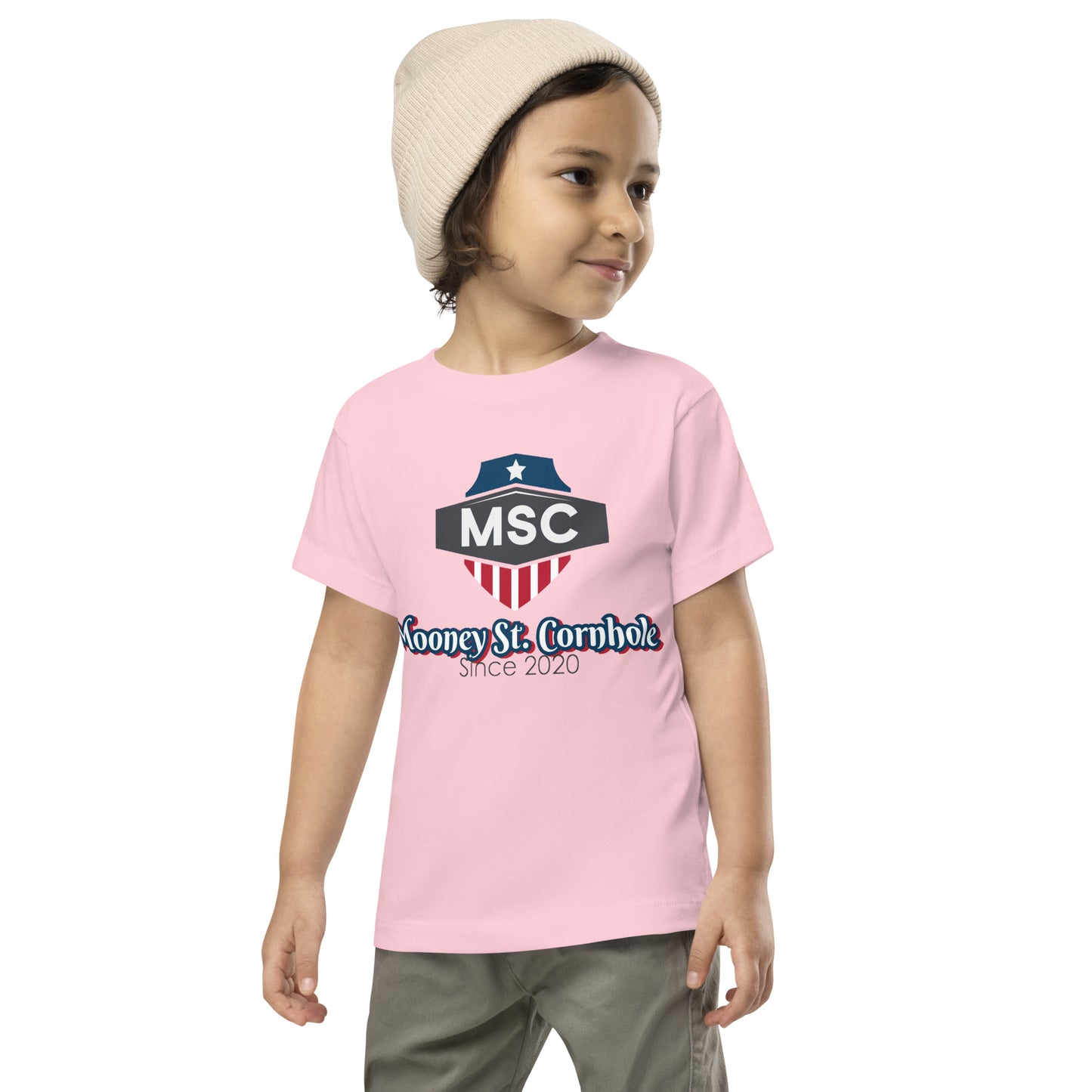 Mooney St. Cornhole Toddler Short Sleeve Tee