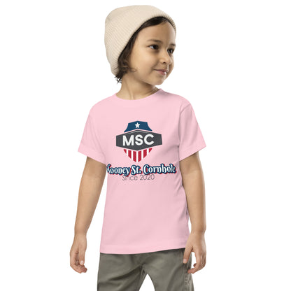 Mooney St. Cornhole Toddler Short Sleeve Tee