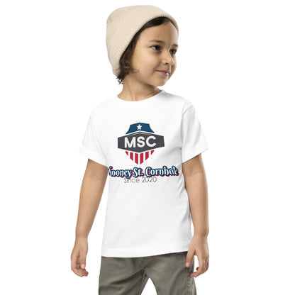 Mooney St. Cornhole Toddler Short Sleeve Tee