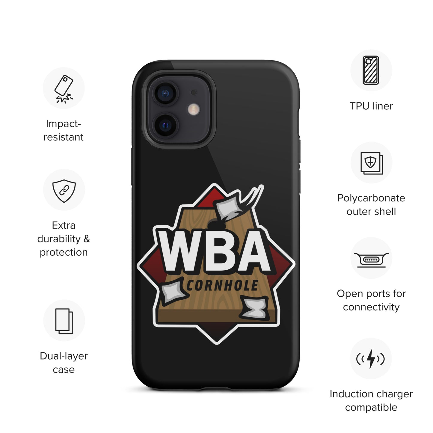 WBA Cornhole Tough Case for iPhone®