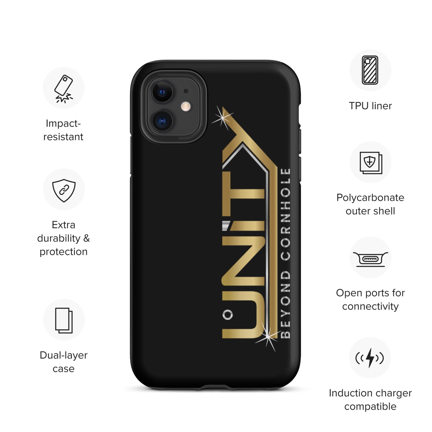 Unity Beyond Cornhole Tough iPhone case