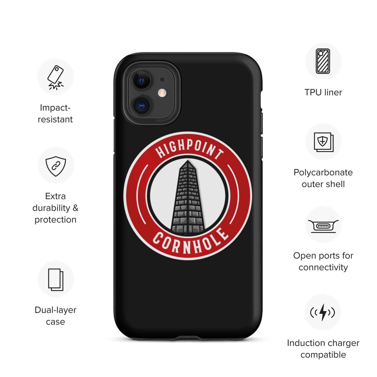 Highpoint Cornhole Tough iPhone case