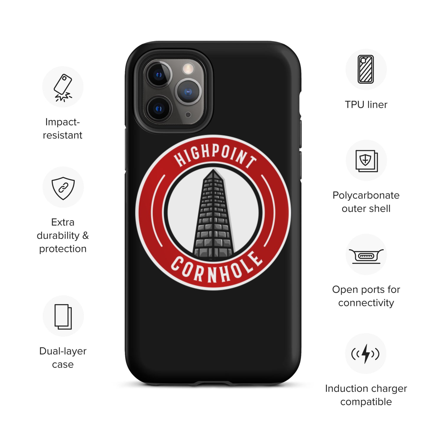 Highpoint Cornhole Tough iPhone case