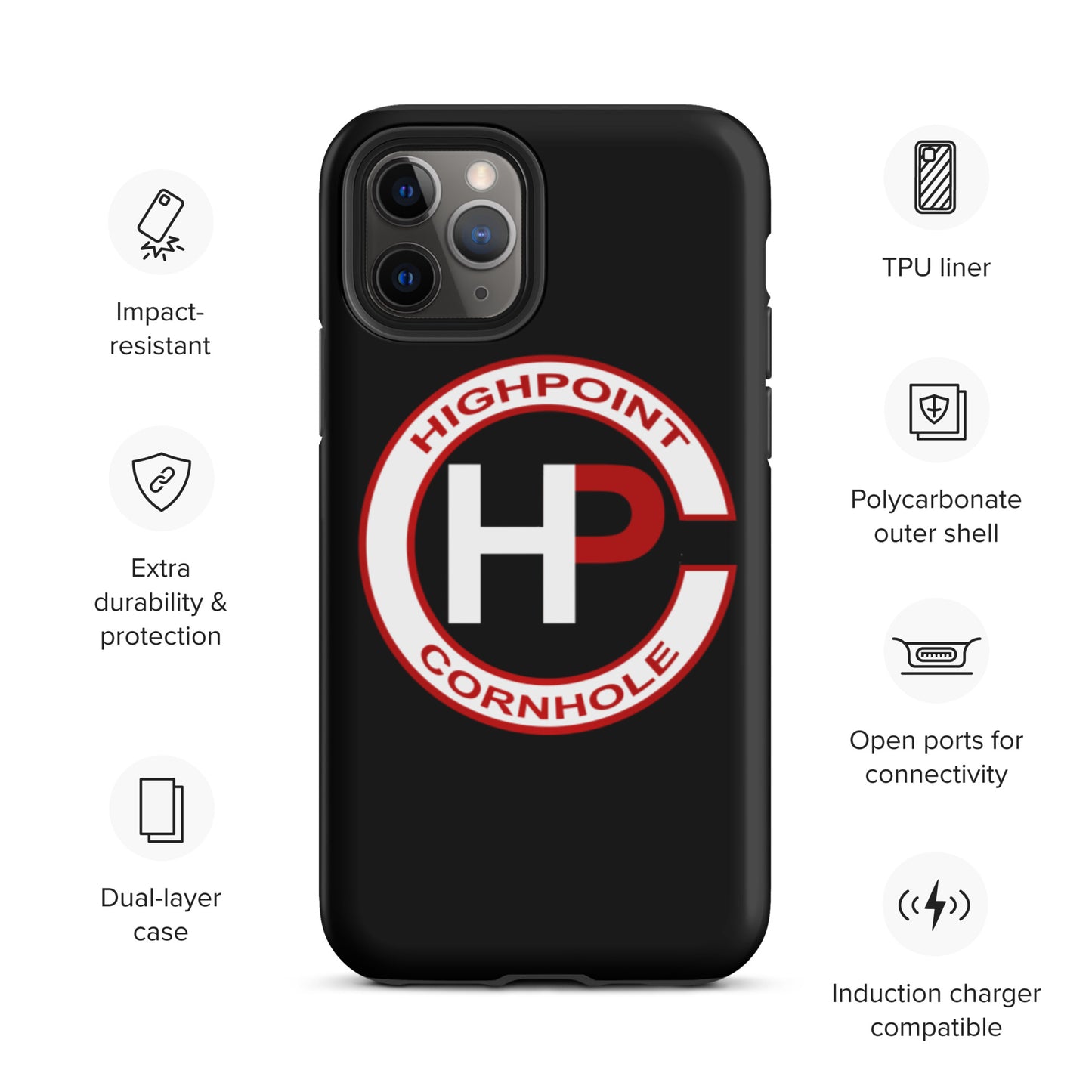 Highpoint Cornhole Tough iPhone case