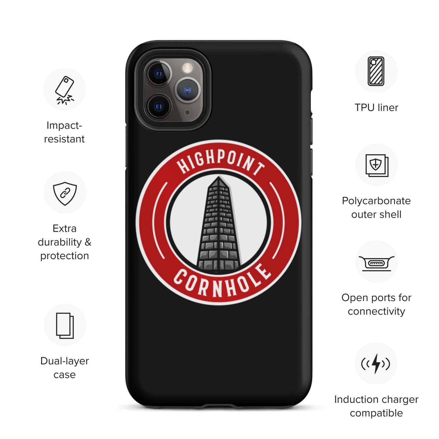 Highpoint Cornhole Tough iPhone case