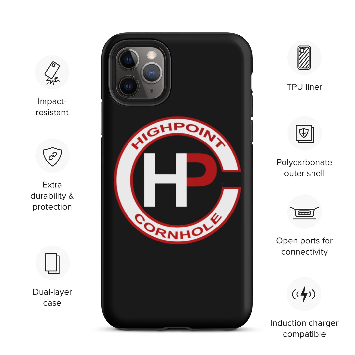 Highpoint Cornhole Tough iPhone case