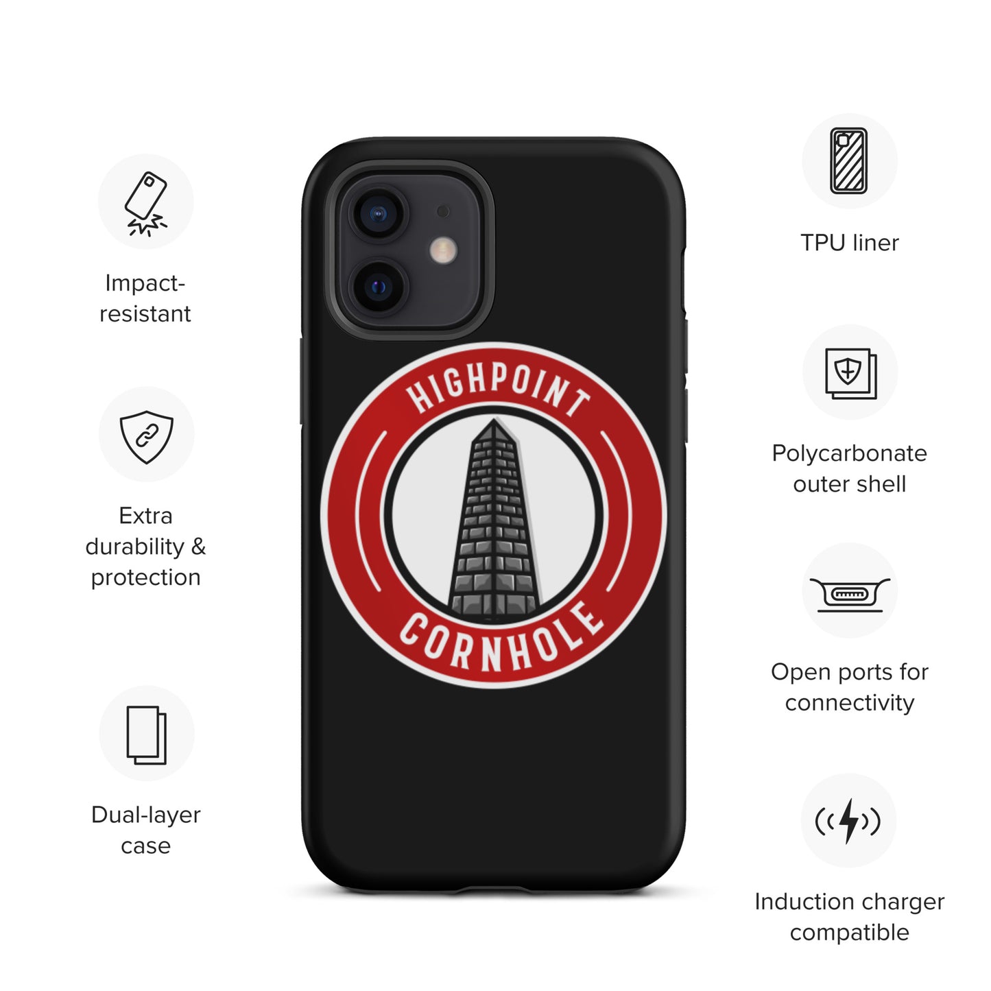 Highpoint Cornhole Tough iPhone case