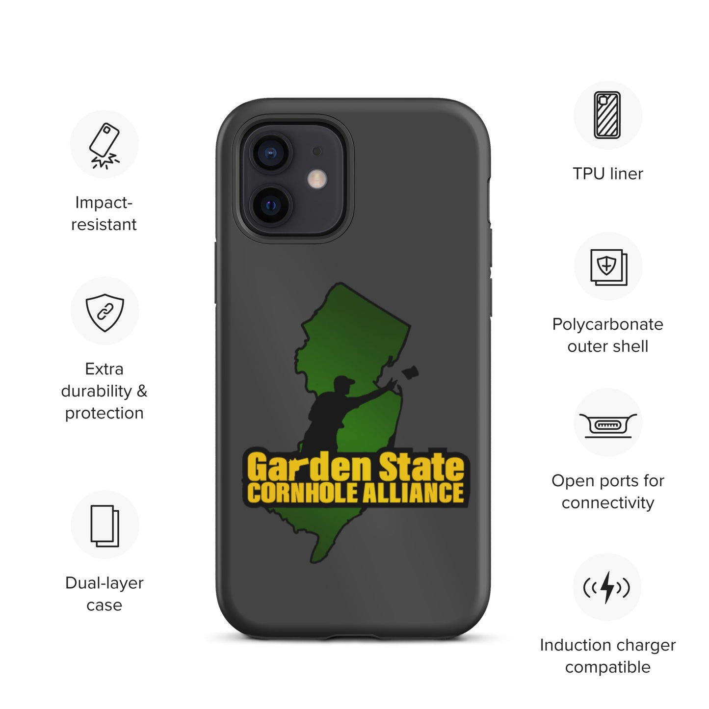 Garden State Cornhole Alliance Tough iPhone case