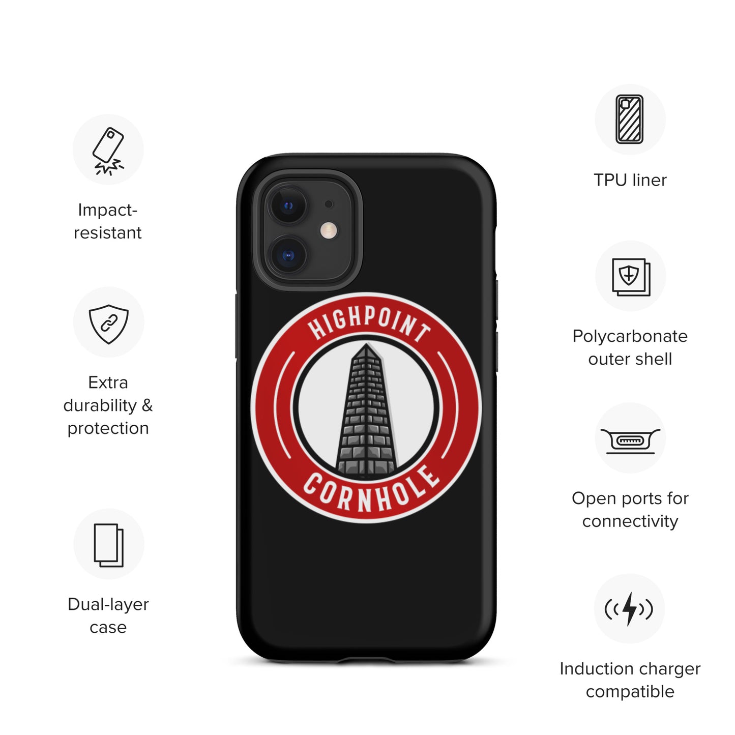 Highpoint Cornhole Tough iPhone case