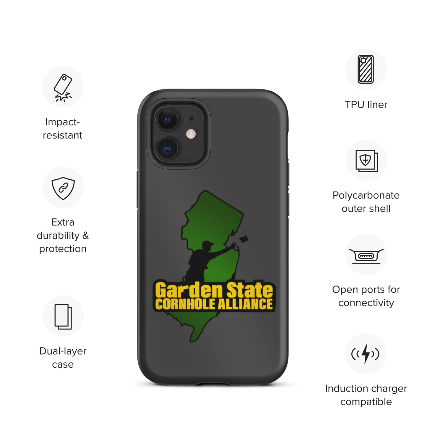 Garden State Cornhole Alliance Tough iPhone case