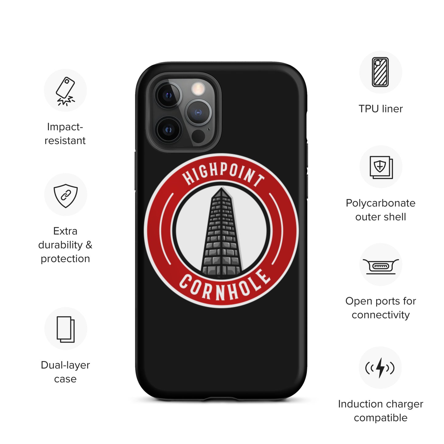 Highpoint Cornhole Tough iPhone case