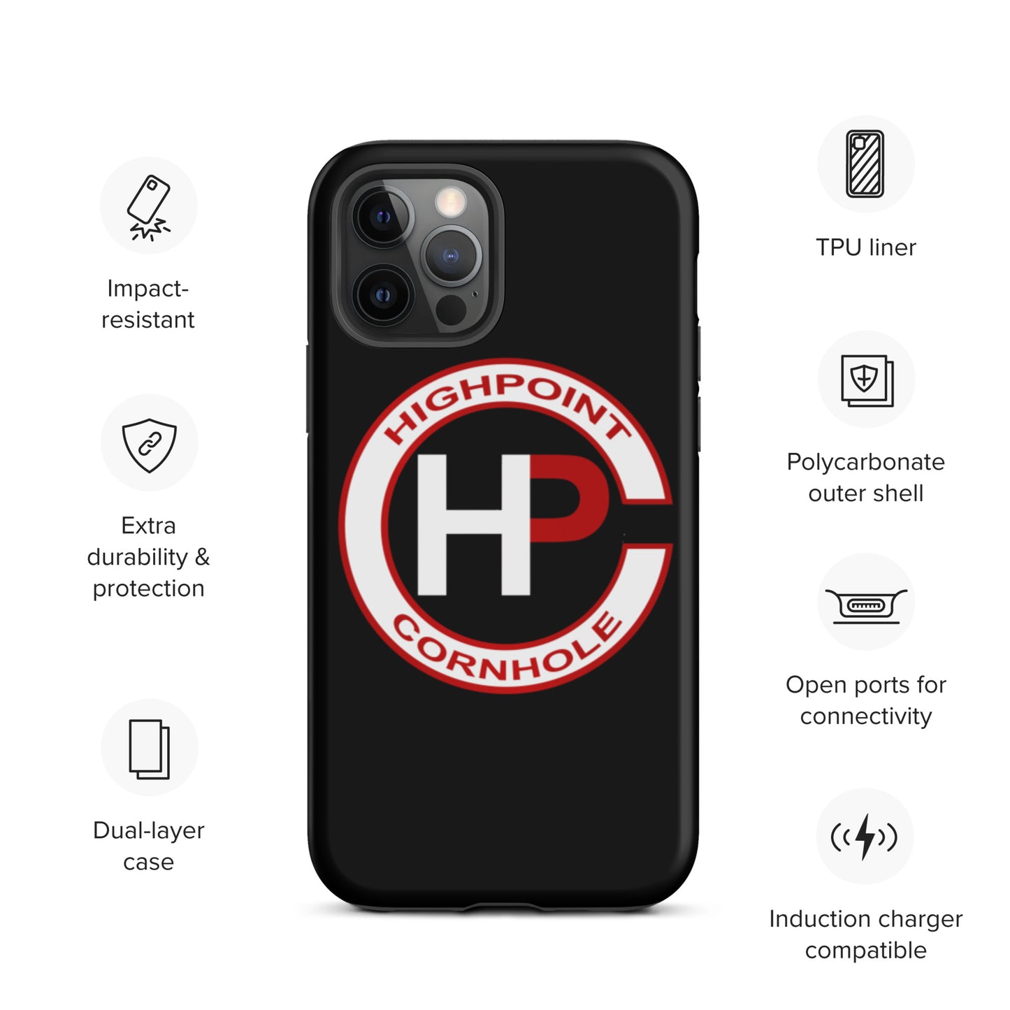 Highpoint Cornhole Tough iPhone case