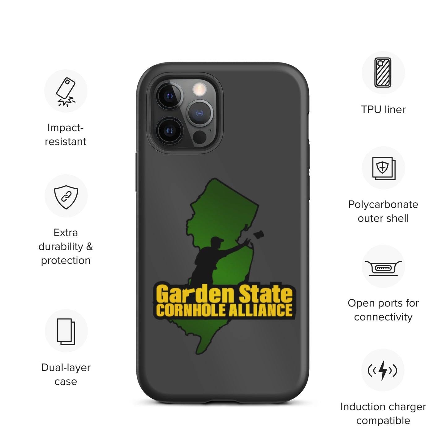 Garden State Cornhole Alliance Tough iPhone case