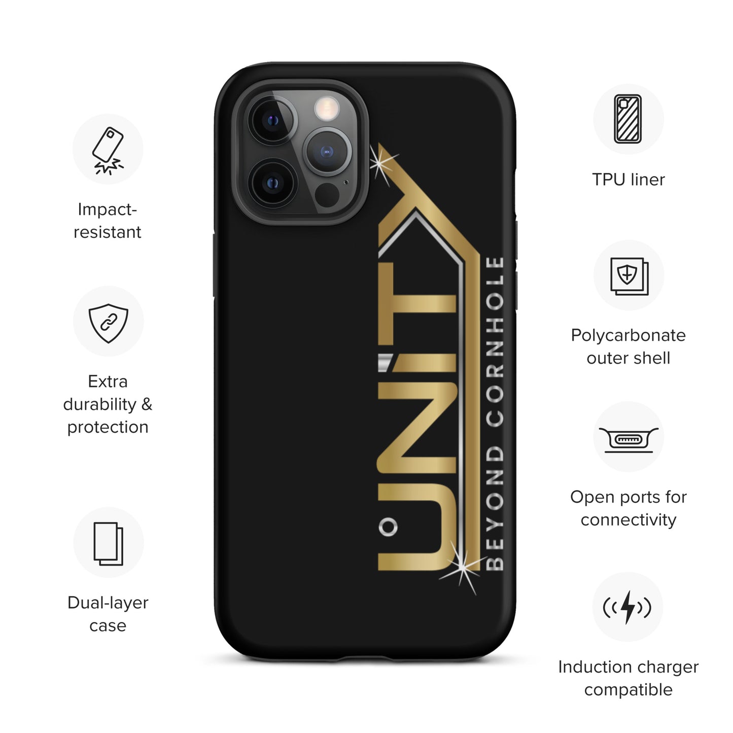 Unity Beyond Cornhole Tough iPhone case