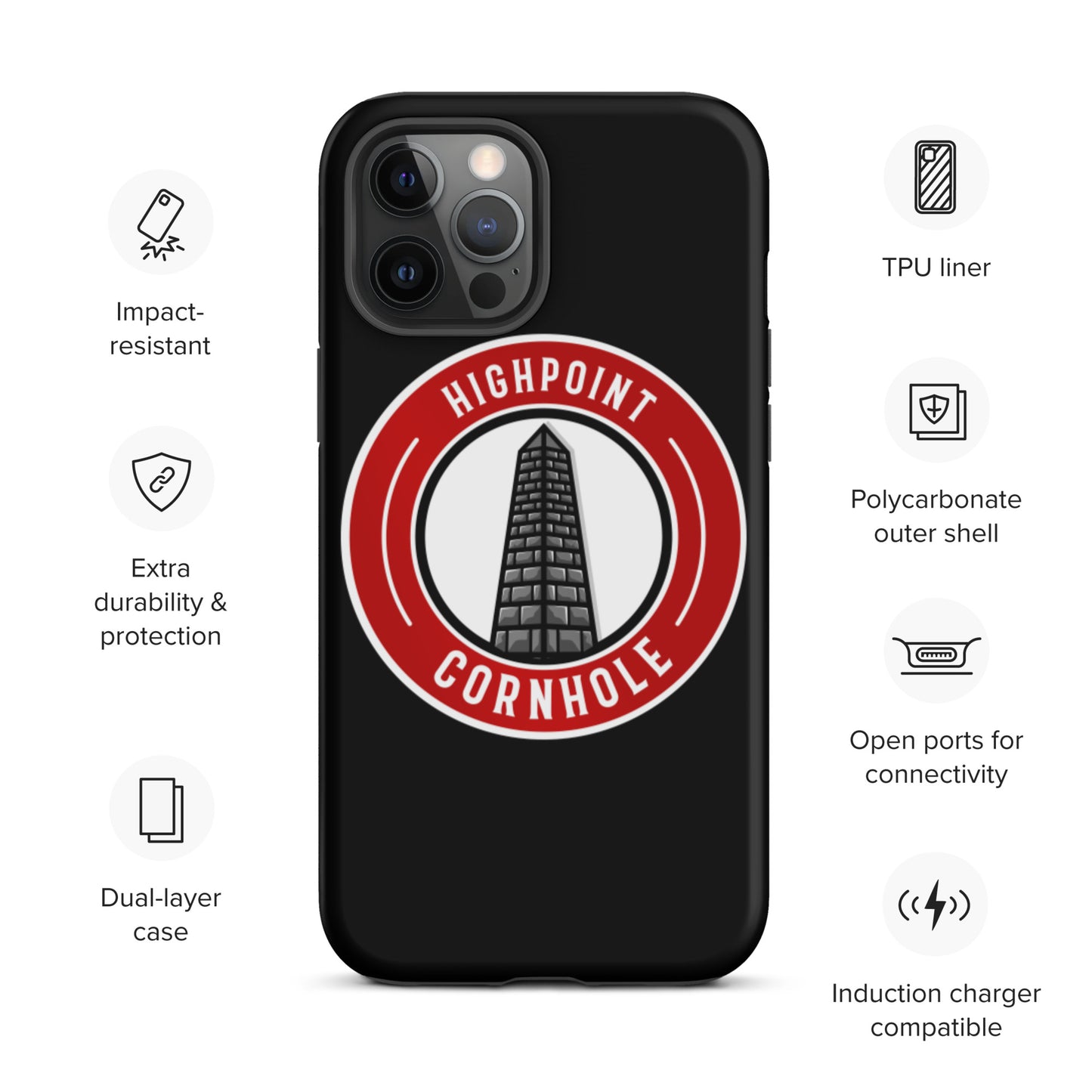 Highpoint Cornhole Tough iPhone case