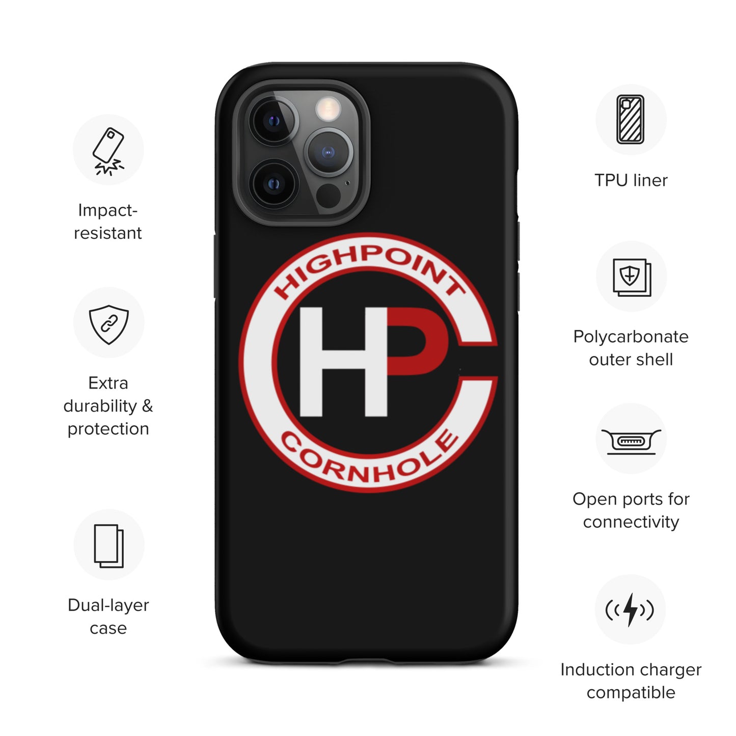 Highpoint Cornhole Tough iPhone case