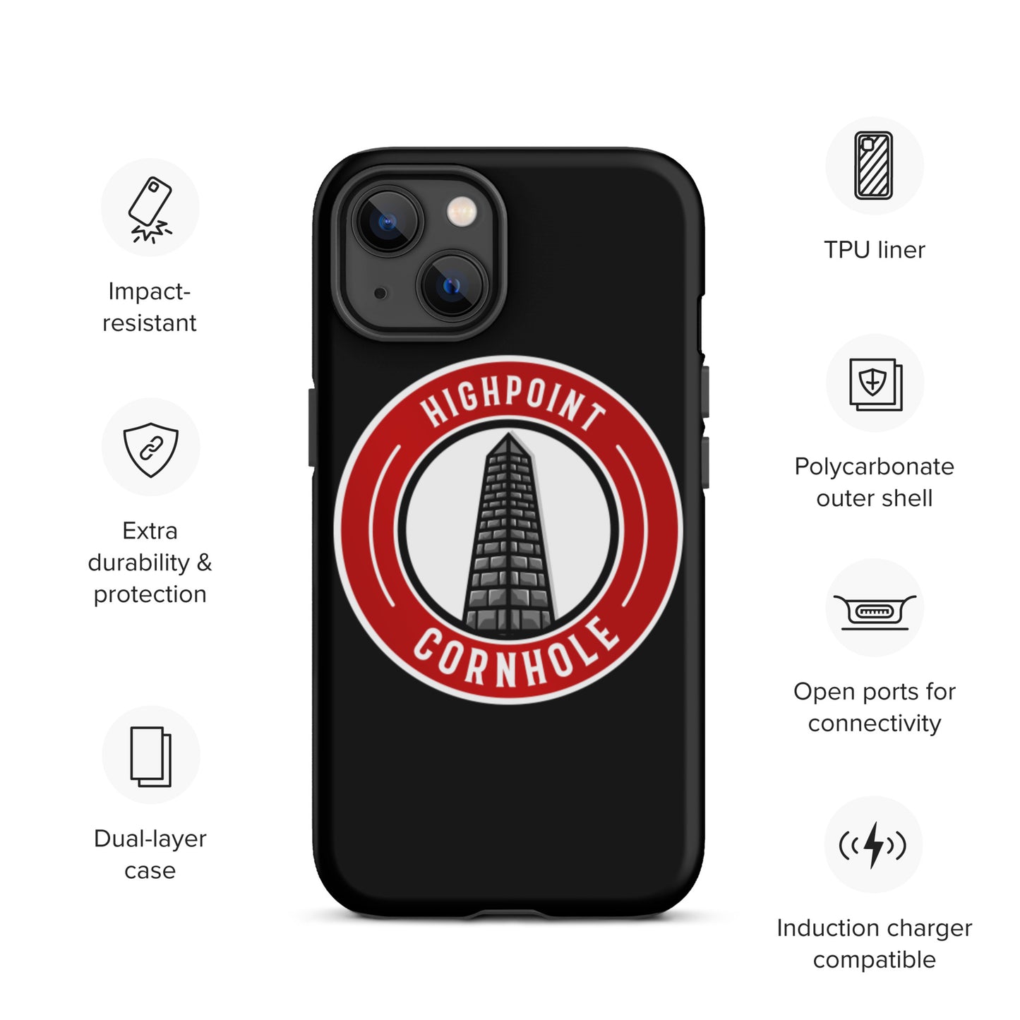 Highpoint Cornhole Tough iPhone case