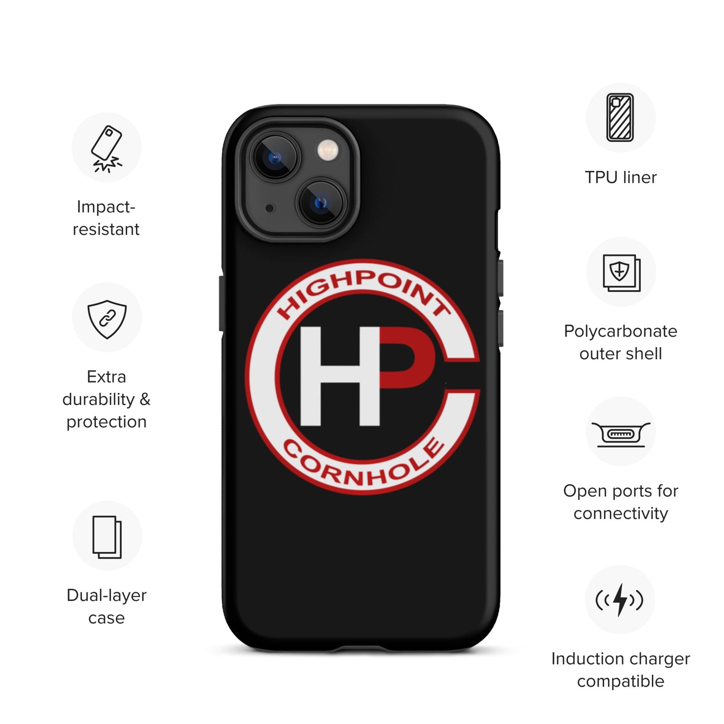 Highpoint Cornhole Tough iPhone case