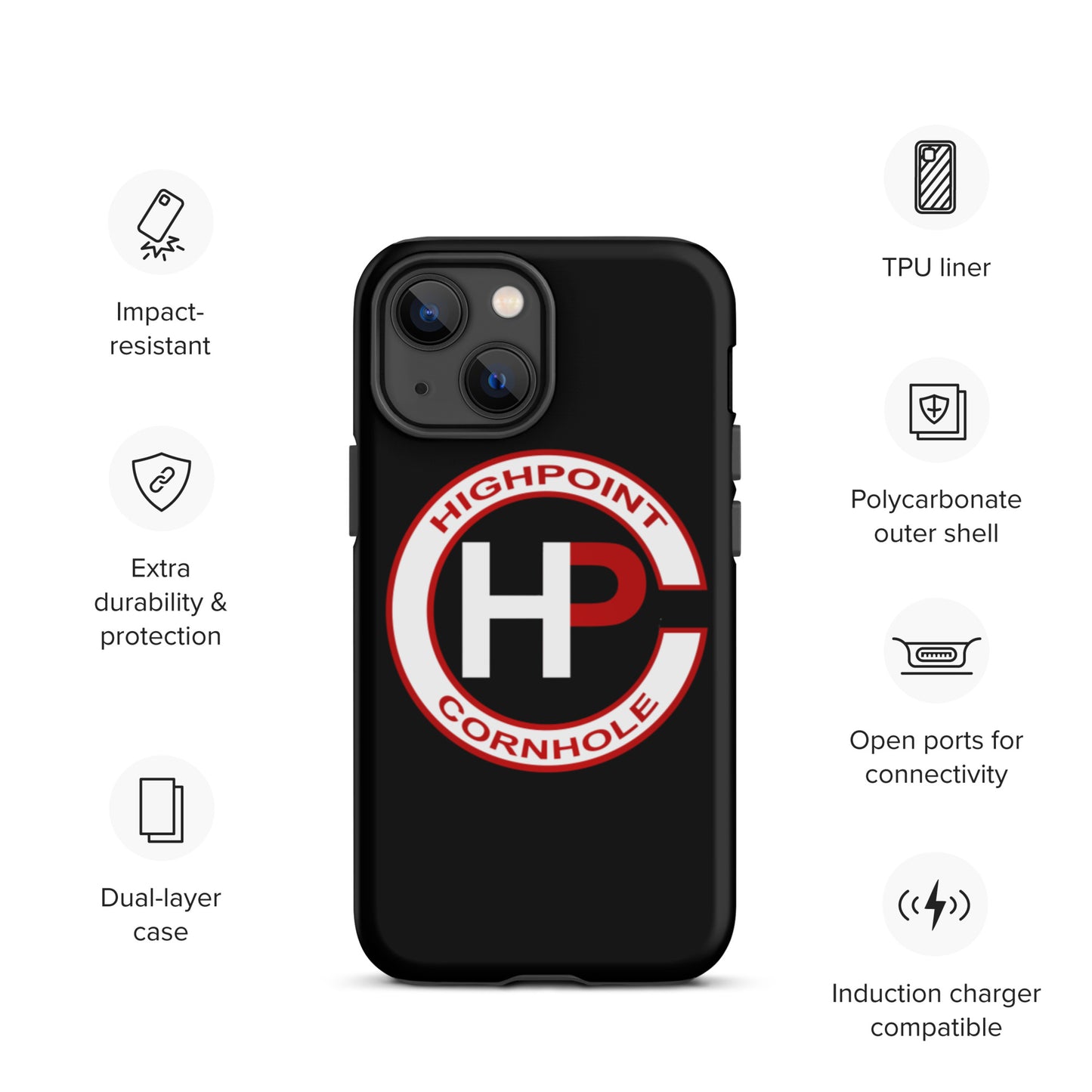 Highpoint Cornhole Tough iPhone case