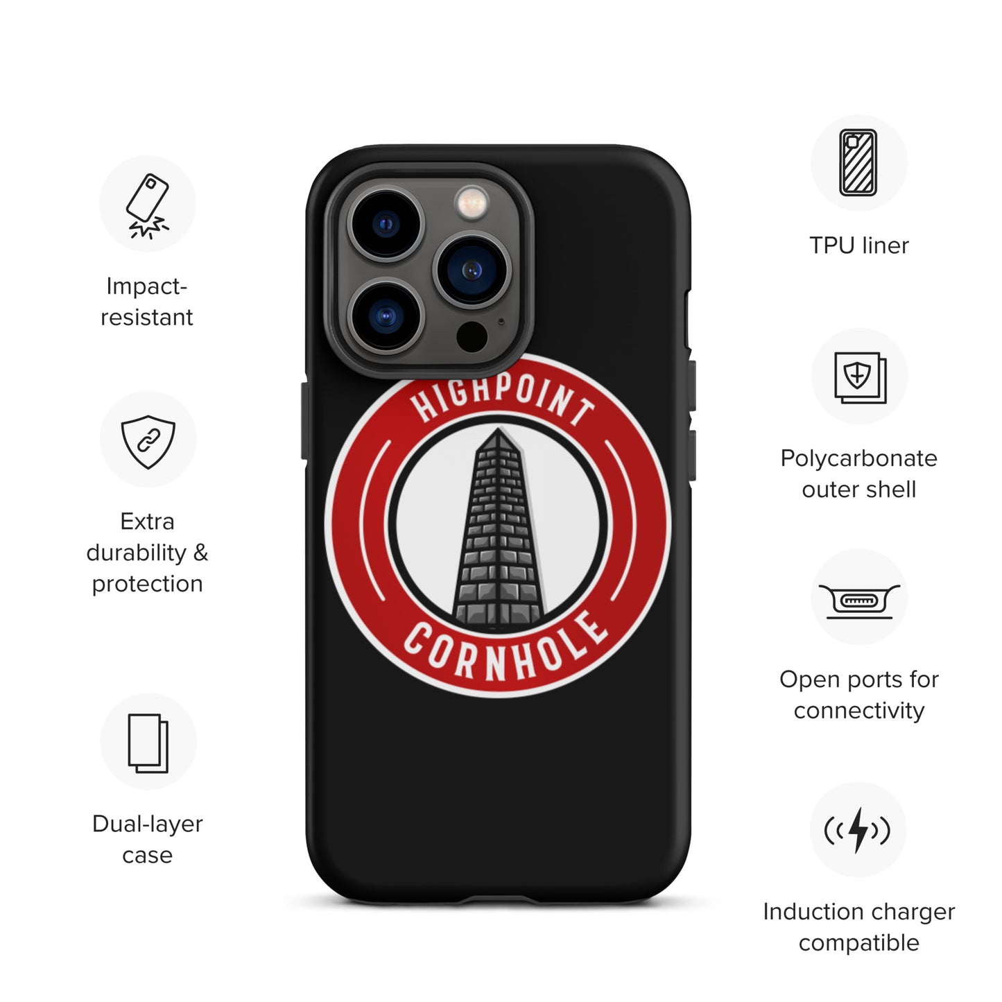 Highpoint Cornhole Tough iPhone case