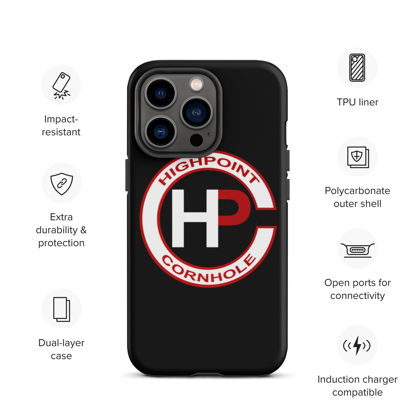 Highpoint Cornhole Tough iPhone case