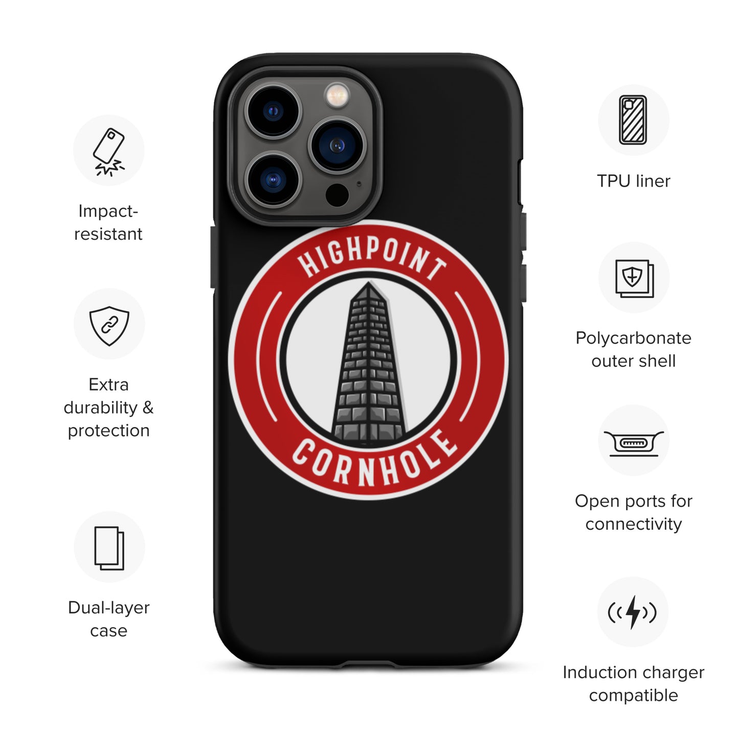 Highpoint Cornhole Tough iPhone case