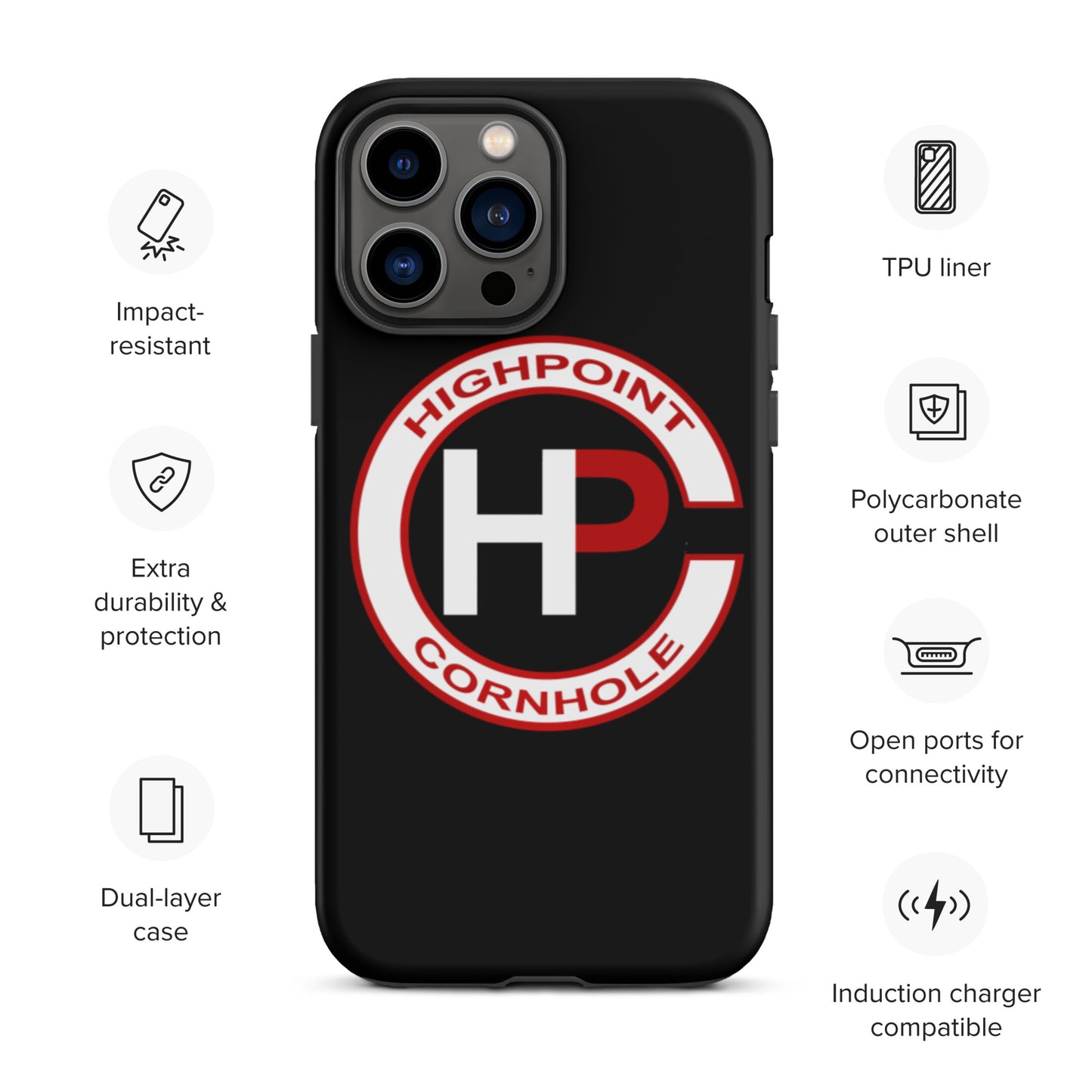 Highpoint Cornhole Tough iPhone case