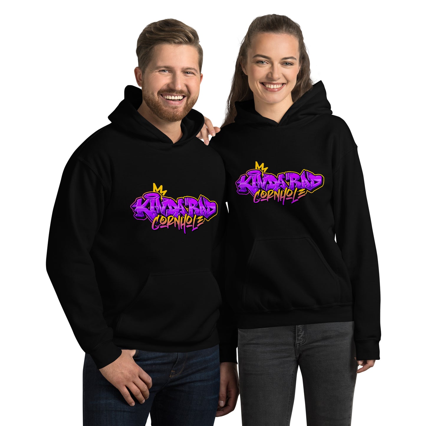 Kinda Rad Cornhole Unisex Hoodie